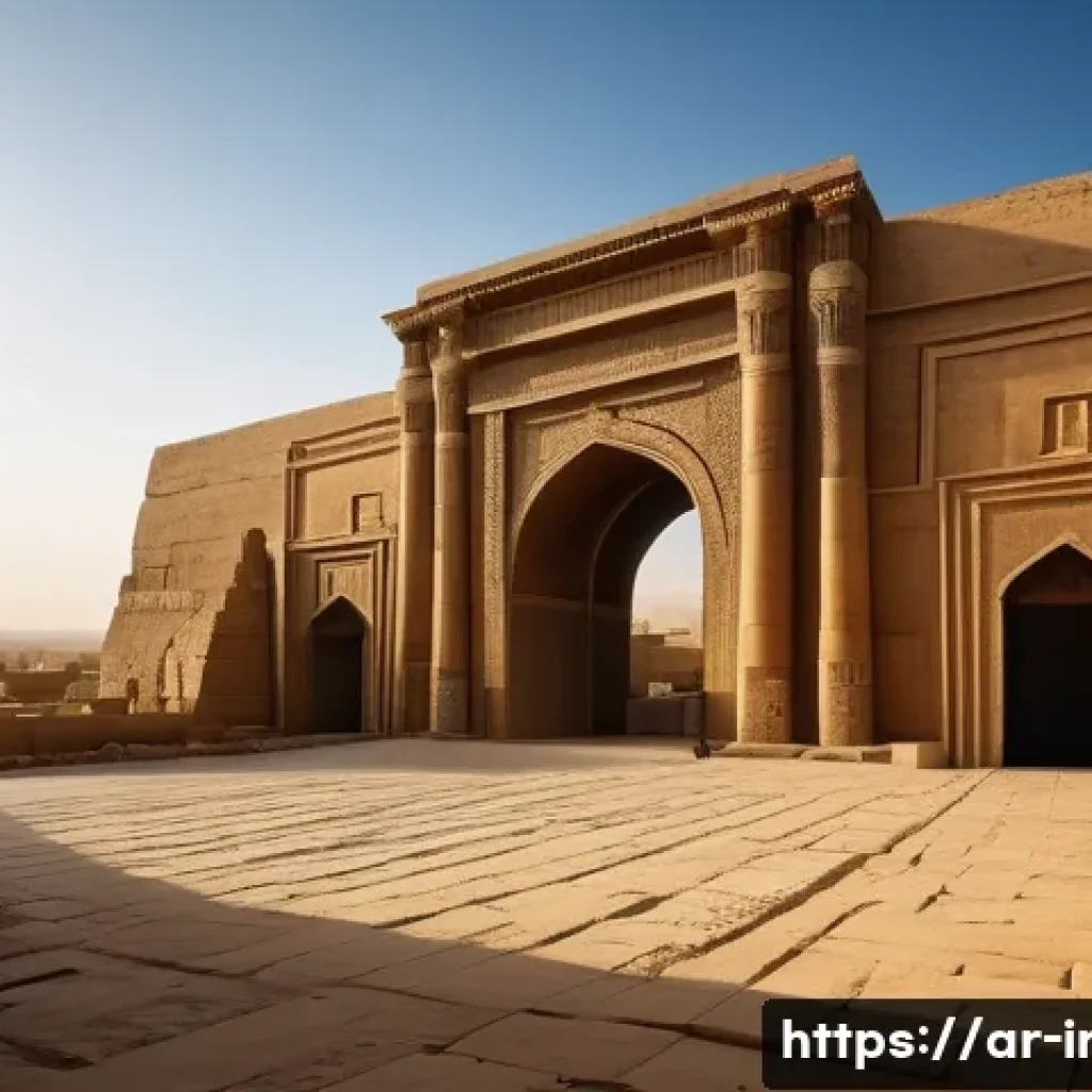 이라크 고대 도시  니네베 - **Ancient Nineveh: The Unconquerable Capital**
    A breathtaking, wide-angle shot of the ancient ci...